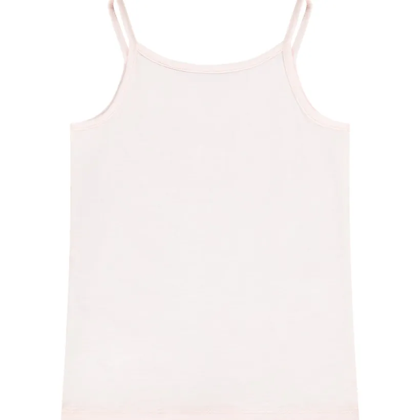 Mouwloos T-shirt in jersey met bloemen meisjes