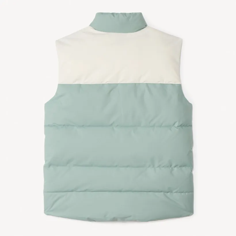 Mouwloze color block puffer jongens