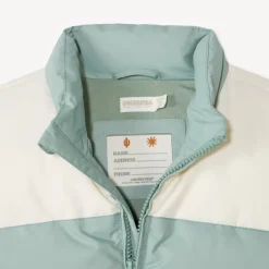 Mouwloze color block puffer jongens