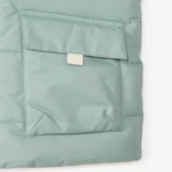 Mouwloze color block puffer jongens