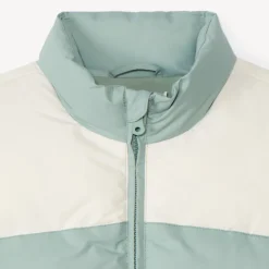 Mouwloze color block puffer jongens