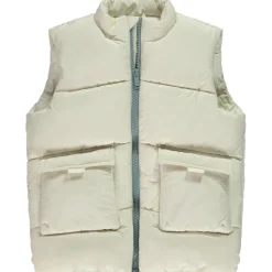 Mouwloze donsjas gevoerd met microfleece jongens