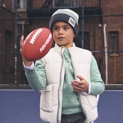 Mouwloze donsjas gevoerd met microfleece jongens