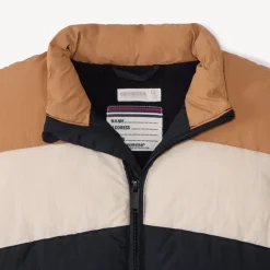 Mouwloze donsjas met colour block effect jongens