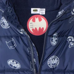 Mouwloze donsjas met speelse Batman Warner capuchon jongens