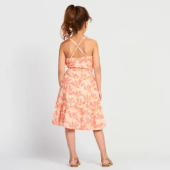 Mouwloze jurk met bloemenprint meisjes