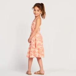 Mouwloze jurk met bloemenprint meisjes