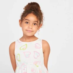 Mouwloze jurk met fantasieprint meisjes