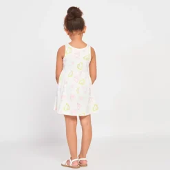 Mouwloze jurk met fantasieprint meisjes