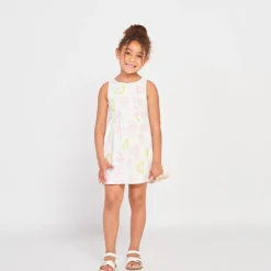 Mouwloze jurk met fantasieprint meisjes