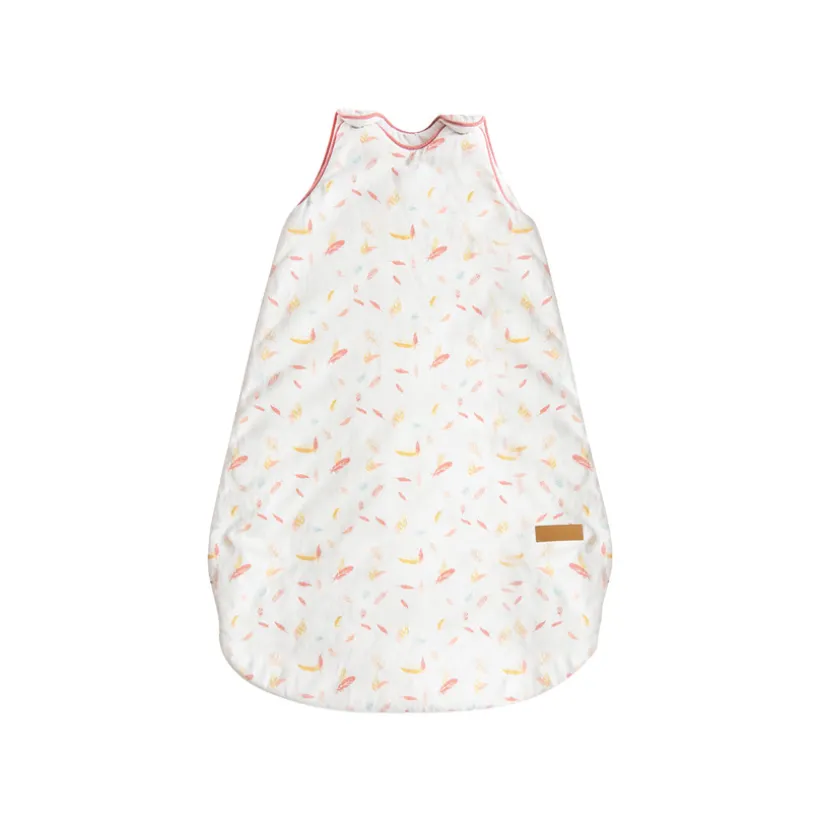 Mouwloze slaapzak Happy voor baby 0-6 maanden, TOG 3 katoenjersey