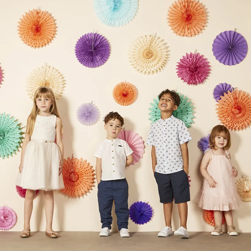 Mouwloze tule jurk met vlinderprint voor baby meisje