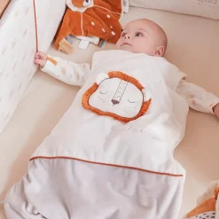 mouwloze tweekleurige fluwelen slaapzak Babou 50 cm