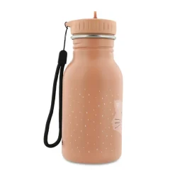 Mrs. Cat drinkfles 350 ml van roestvrij staal met ergonomische dop en draagriem
