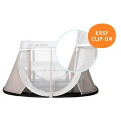 Muggennet reisbed Instant - White