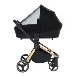Muggenscherm Simone voor Kinderwagen - Zwart