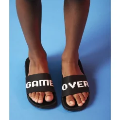 Muiltjes met brede band print gamer jongens