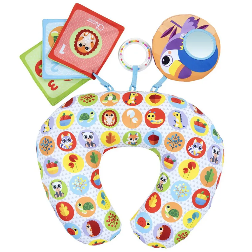 Multifunctioneel ontwaakkussen - Magic Forest Animal Tummy Time
