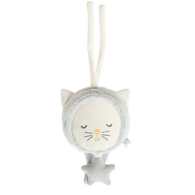 Musical knuffel kat hoofd