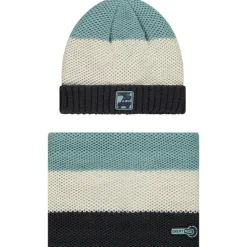 Muts en snood met sherpa voering jongens