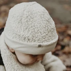 Muts Teddy 0-6m omkeerbaar Off White