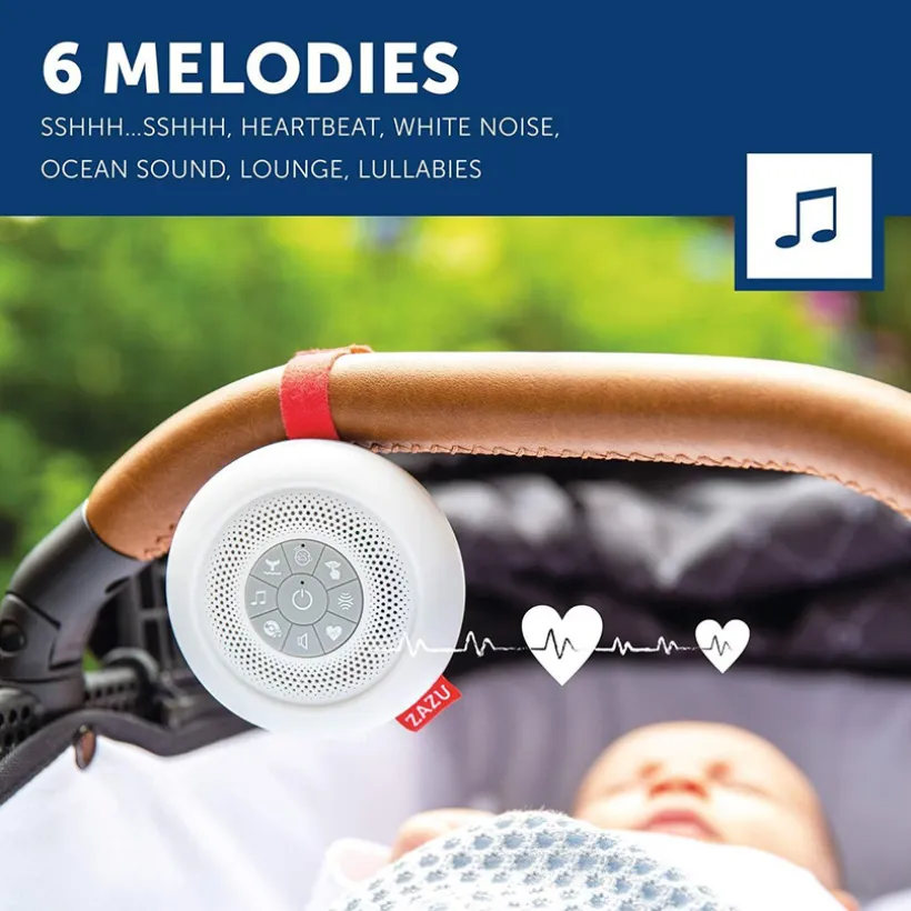Muziekdoos Suzy-witte ruis-shusher-huilendetector