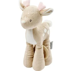 Muziekknuffel hert - Fluweel - Fanfan - Beige - 28 cm