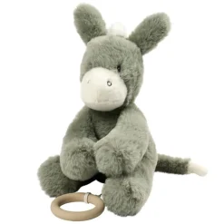 Muzikale knuffel Ezel 30cm Donkergroen