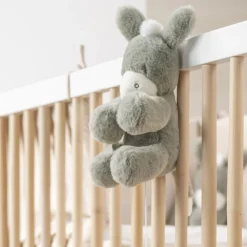 Muzikale knuffel Ezel 30cm Donkergroen