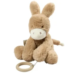 Muzikale knuffel Ezel 30cm Karamel