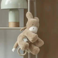 Muzikale knuffel Ezel 30cm Karamel