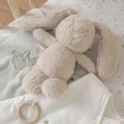 Muzikale knuffel Konijn 30cm Zand