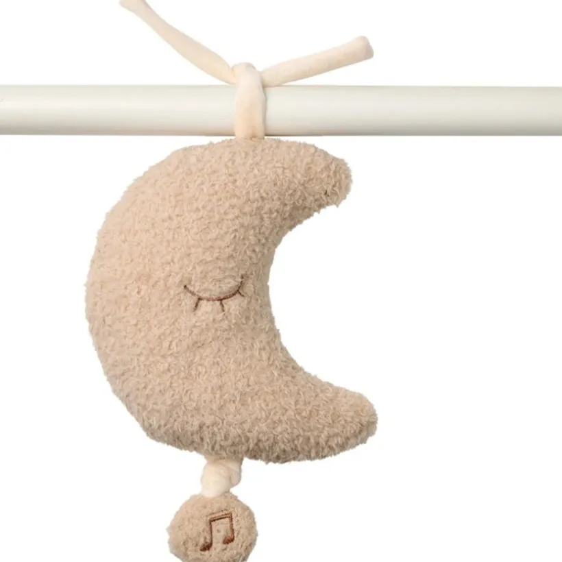 Muzikale knuffel - Maan Teddy - Beige - 25 cm