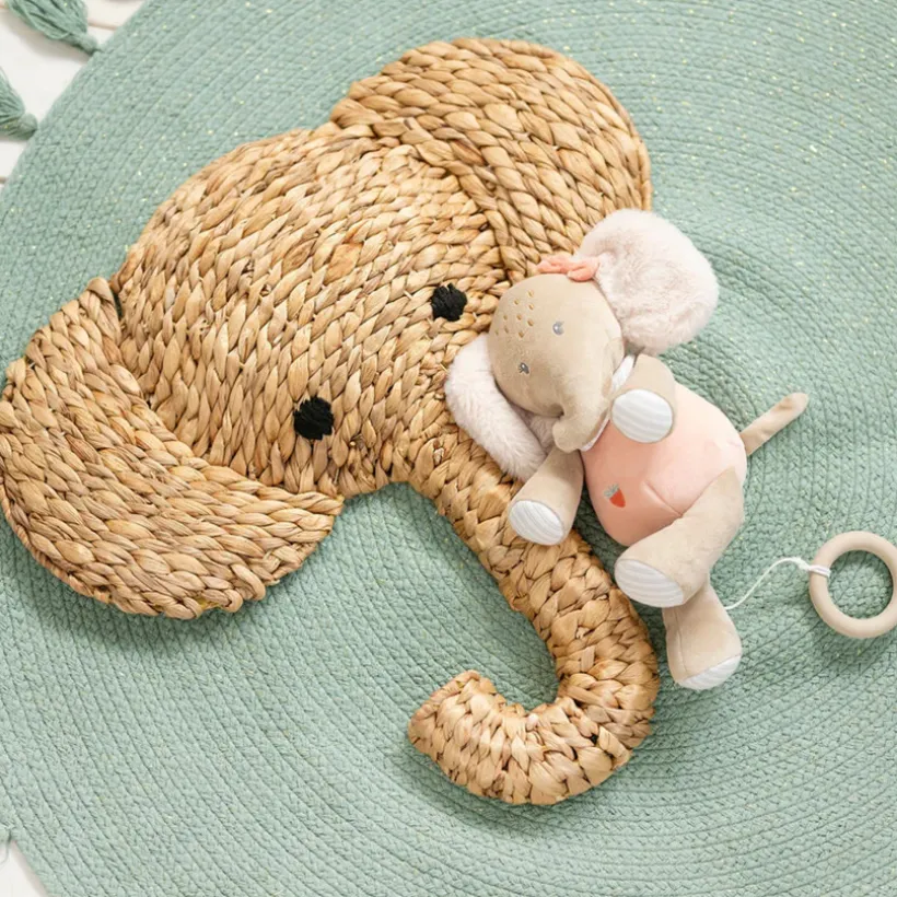 Muzikale knuffel - Olifant Oli - Roze - 24 cm