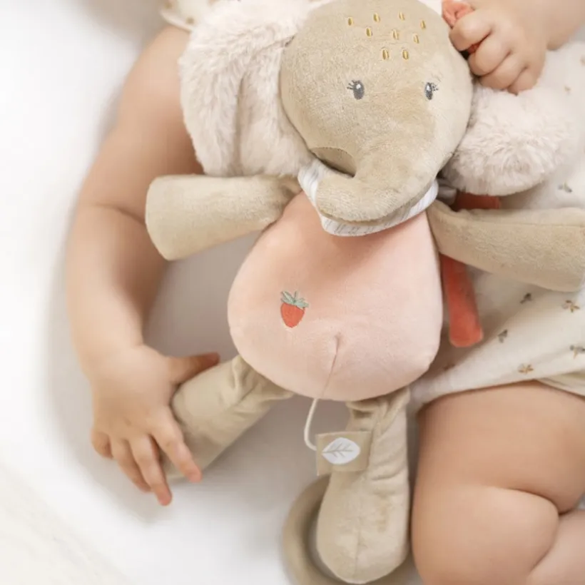 Muzikale knuffel - Olifant Oli - Roze - 24 cm