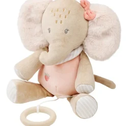 Muzikale knuffel - Olifant Oli - Roze - 24 cm