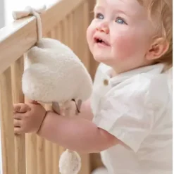 Muzikale knuffel - Wolk Teddy - Ecru - 15 cm