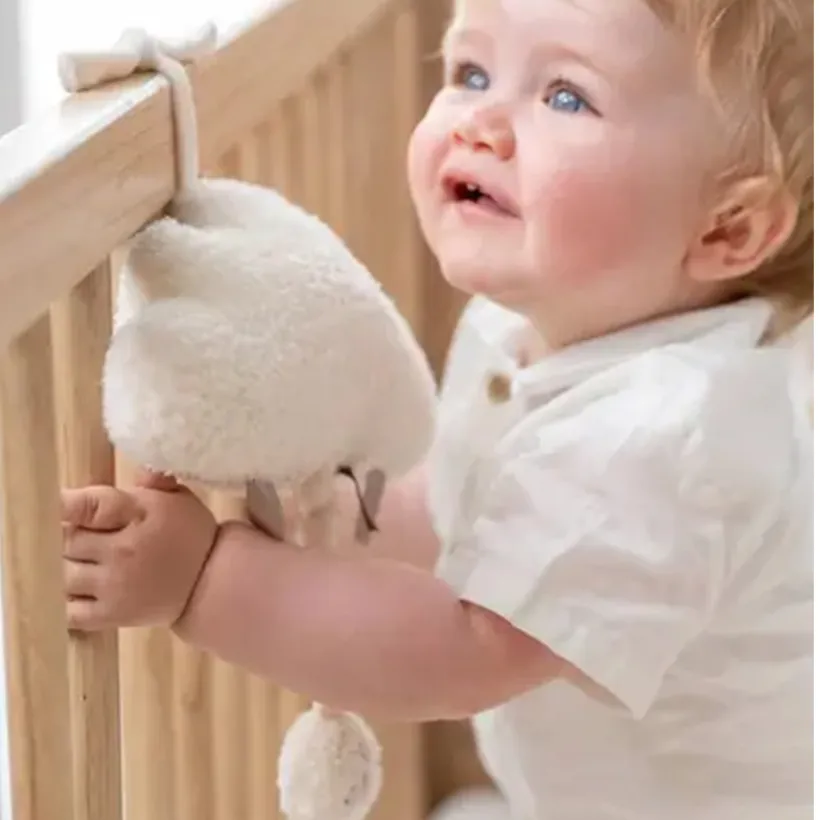 Muzikale knuffel - Wolk Teddy - Ecru - 15 cm