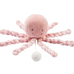 Muzikale plucheoctopus roos uit de Lapidou-collectie van Nattou