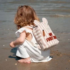 My First Bag rugzak met terracotta strepen