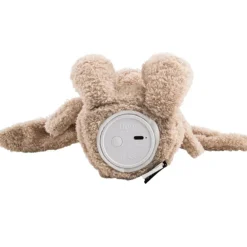 Nachlampje - lichtgevende knuffel - Milo het konijn - Beige - oplaadbaar - 3 kleuren