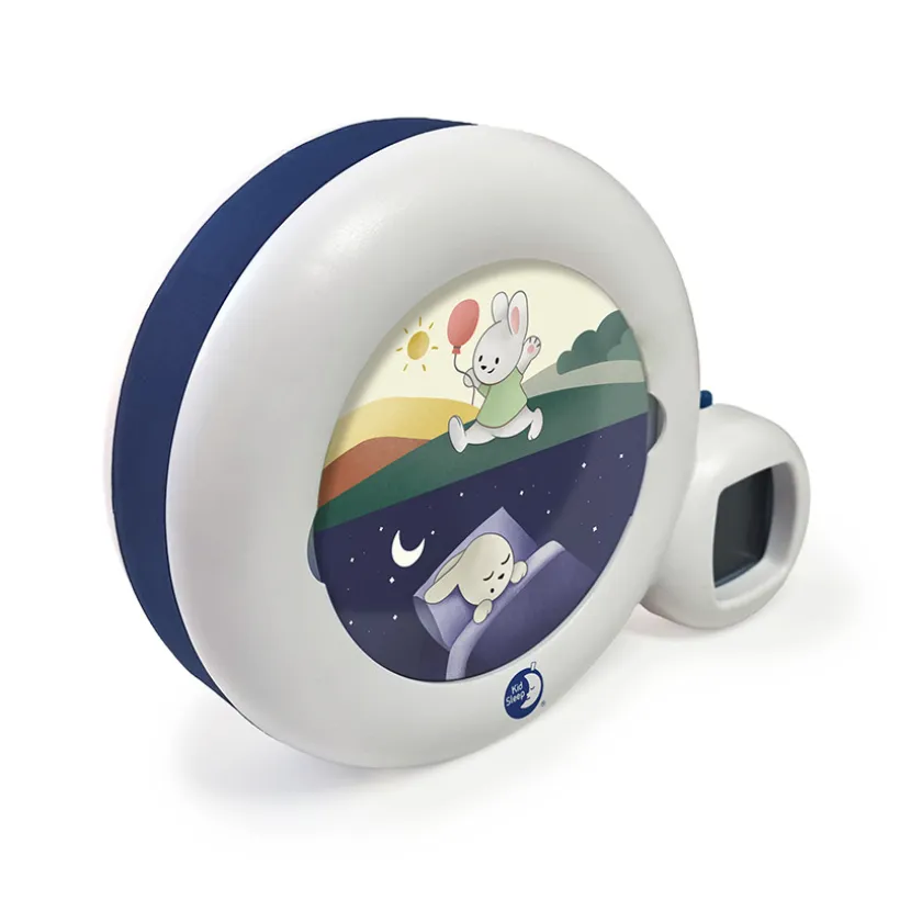 Nachtlamp en Wekker Moon - Wit