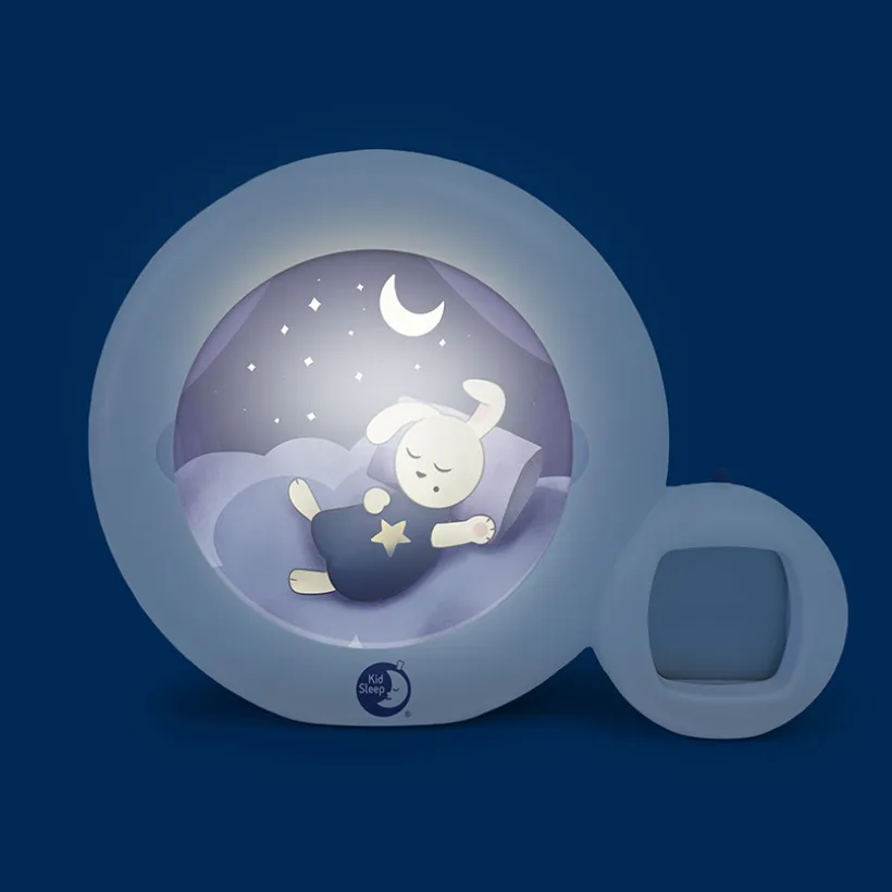 Nachtlamp en Wekker Moon - Wit