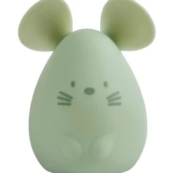 nachtlampje muis van siliconen groen 11 cm