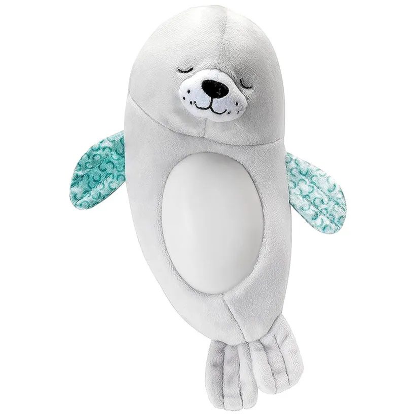 Nachtlampje pluche zeehond - 3 in 1 Sounds and Lights Soothing Pal