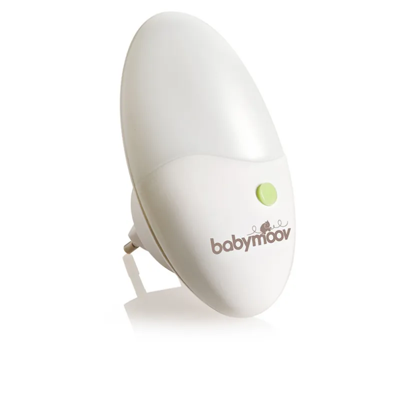 nachtlampje wit BabyMoov, 2 lichtsterkteniveaus, draaibare stekker 90°
