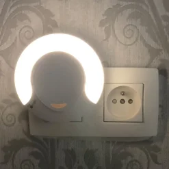 Nachtlampje wit met stekker Sensor en Dimmer LED