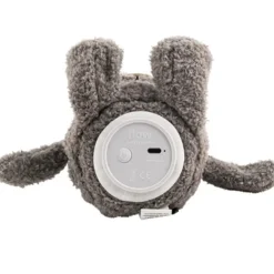 Nachtlamp - lichtgevende knuffel - Lou de beer -Grijs - oplaadbaar - 3 kleuren