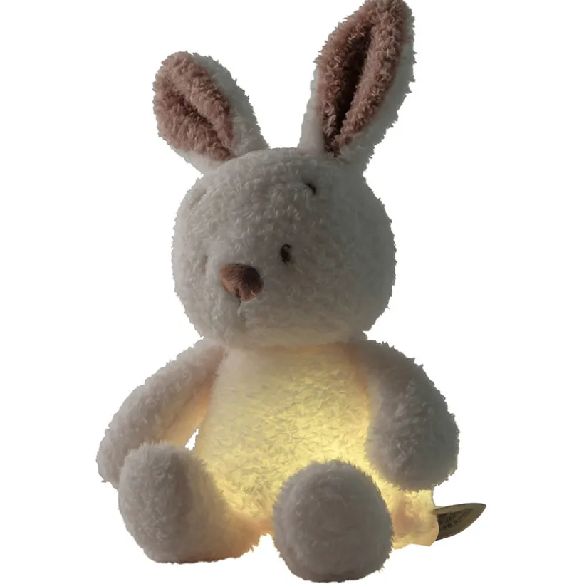 Nachtlamp mini knuffel konijntje 25cm Tedyy Bouclette Ecru