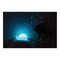 Nachtlamp projector sterren - Moby de walvis - Wit